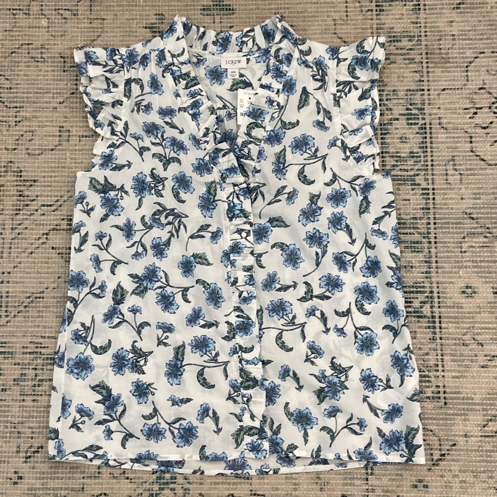 Jcrew sleeveless blouse